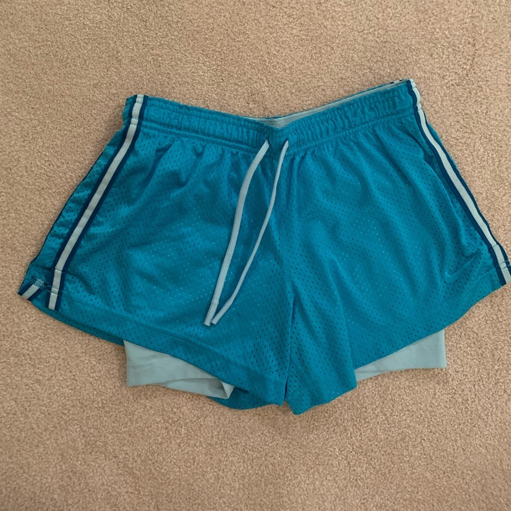 Blue Nike Dri-fit Running Shorts
